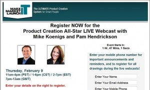 Make Market Launch It - Webcast With Gurus