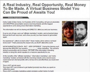Hollis Carter & Marc Horne - How to Start a Daily Deal Website Business