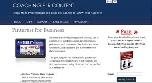 Pinterest Made Easy PLR Package