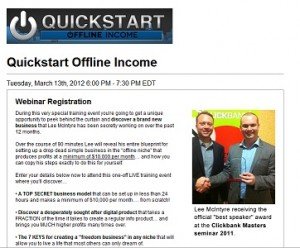 Lee McIntyre - Quickstart Offline Income