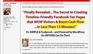 Easy Fan Page Design 2 by Justin Wheeler