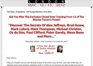 Justin Wheeler & Paul Clifford - Warrior Gathering Recordings