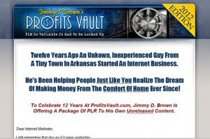 Jimmy D. Brown - Profits Vault