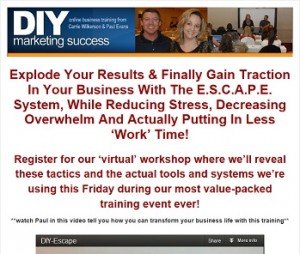 Carrie Wilkerson & Paul Evans - DIY E.S.C.A.P.E.