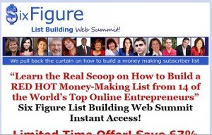 Six Figure List Building by Kathleen Gage