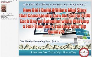 Affiliate Mini Site Secrets