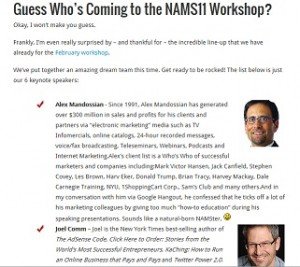 NAMS 11 Keynote Speakers