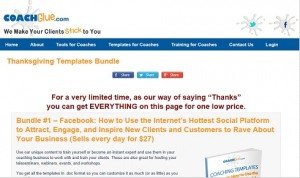 Coach Glue - Thanksgiving Templates Bundle