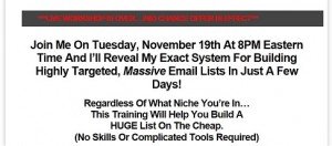 Tanner Larsson - Private List Building Workshop
