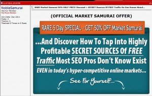 Market Samurai - Half Price