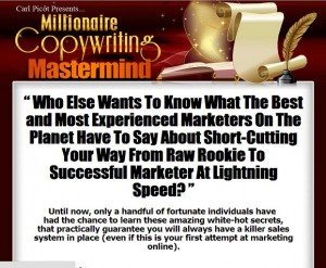 Millionaire Copywriting Mastermind