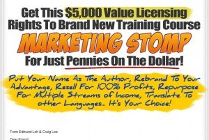 Marketing Stomp PLR