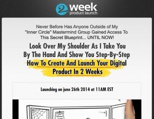 2 Week Product Launch