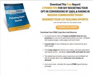 OptinTango - Free Report