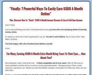 Dennis Becker - 500 a Month