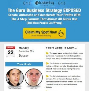 FusionHQ Webinar